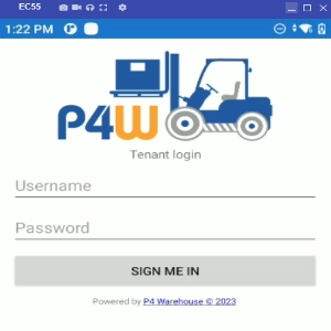 P4 Warehouse WMS Dashboard