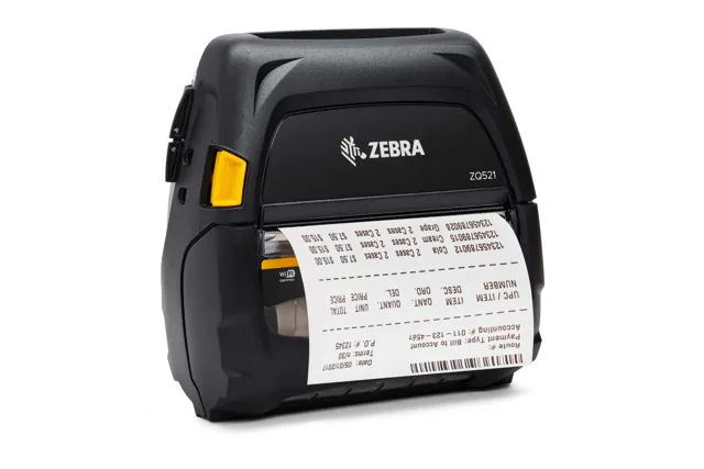 Zebra ZQ521 4-inch rugged mobile printer