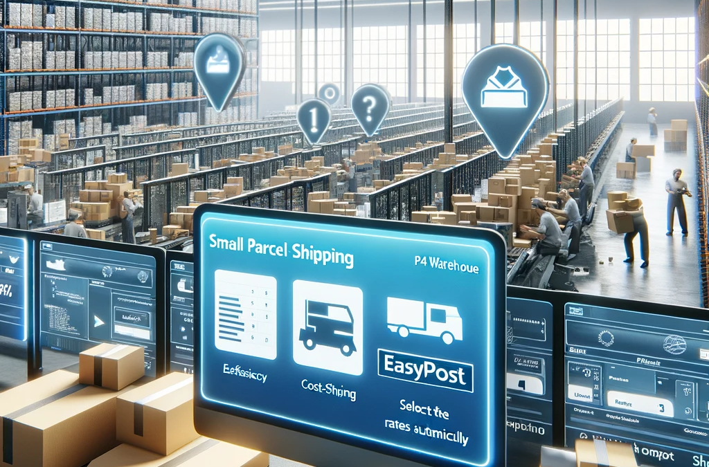 P4 Warehouse y EasyPost: revolucionando el envío de paquetes pequeños